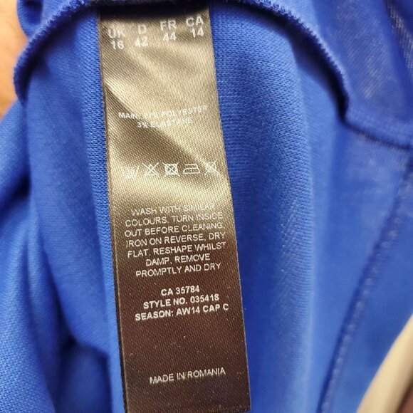 Minuet Short Sleeve Jewel Neck Dress - Picture 10 of 11